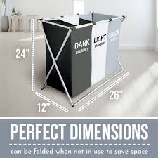 منظم الغسيل بثلاثة أقسام